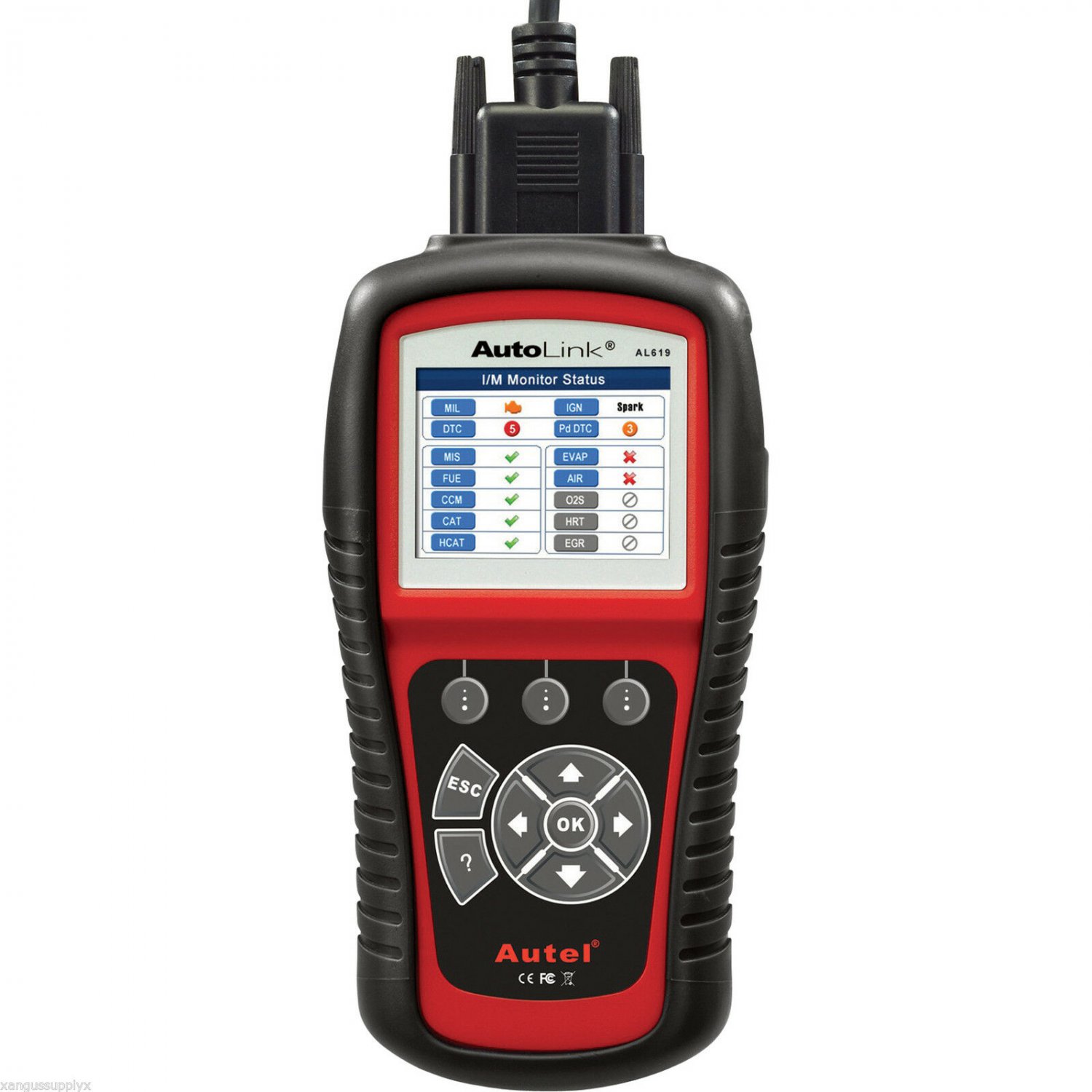 Autel Advance Graphing OBDII ABS Scanner Scan Code Reader Tool with Live Data