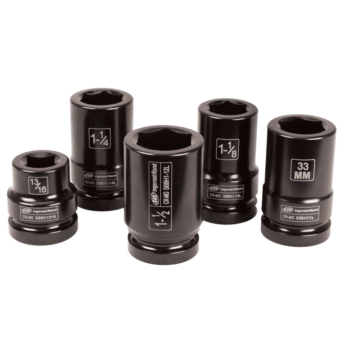 Ingersoll Rand SK8C5T 1" Drive 5 Piece Truck Service Impact Socket Set