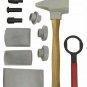 Aluminum Auto Body Ford F-150 Panel Repair Tool Kit Dolly, Hammer, Shaping Heads