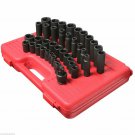 SOCKET SET IMPACT 1/2" DRIVE SAE REGULAR & DEEP WELL