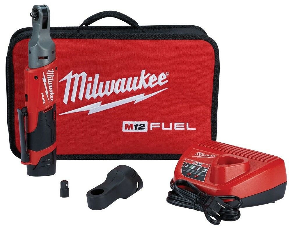 Milwaukee 2557-21 M12 FUEL 3/8" Drive Ratchet Kit With Battery and Charger