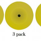 Wizards 11204 Foam Cut Detailers Yellow 8" Buffing Polishing Pad - Pack of 3