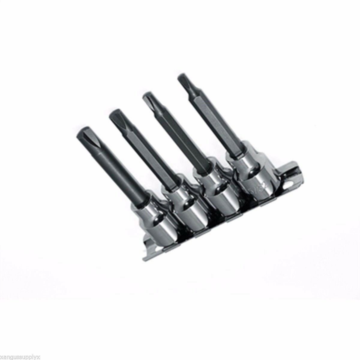 CTA 8755 4 Piece 3/8" Drive Clutch Head Bit Socket Set  5/32, 3/16, 1/4, 5/16