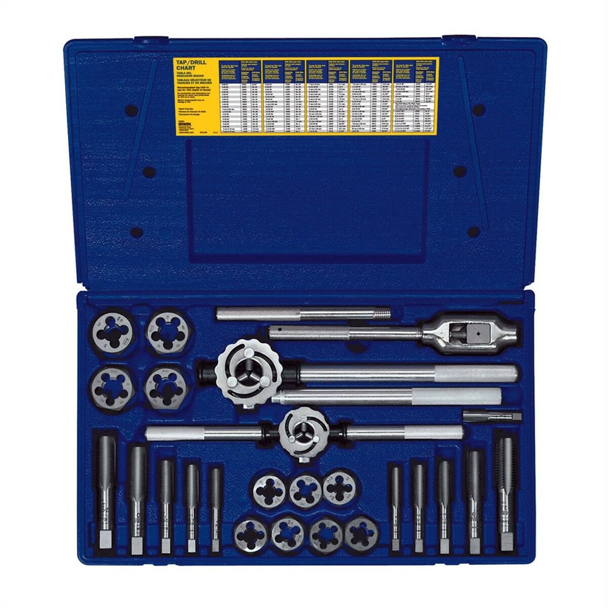 IRWIN HANSON 97311 25 Pc Metric Tap and Die Set 14 - 24 MM