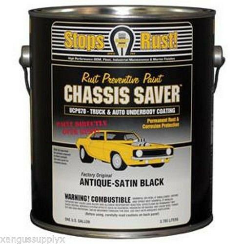 Automotive Frame Paint Coating Chassis Saver Antique Satin Black 1 Gallon
