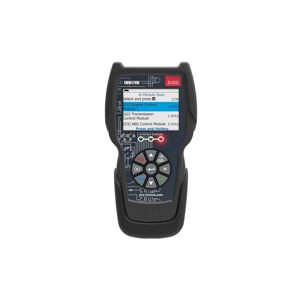 INNOVA 5100 Bluetooth ABS / SRS Diagnostic Scanner Code Reader Code Clear