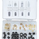 FJC A/C AC Charging Hose Seal & Depressor Rebuild Repair Parts Assortment Kit