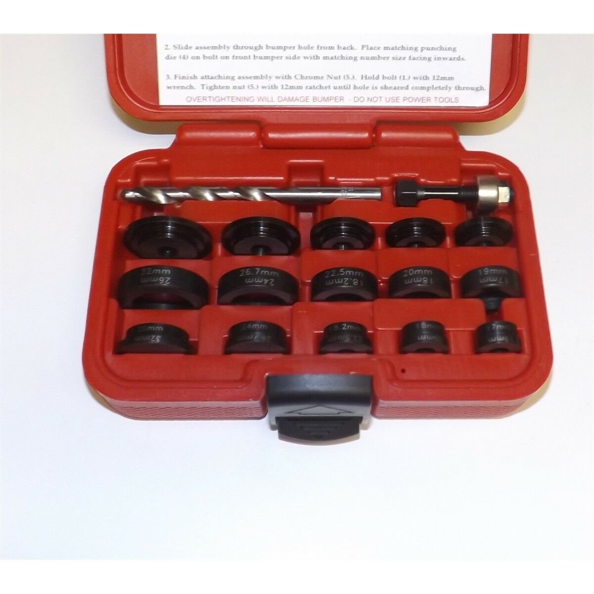 Killer Tools ART251 Bumper Perfect Hole Punch For Parking Sensors Tool Kit