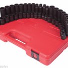 42 Piece 3/8" Drive SAE and Metric 6 Point Impact Socket Master Set SUN3342