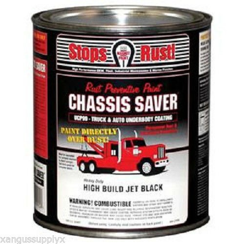 Magnet Paint UCP99-16 Stops Rust Chassis Saver Gloss Black Frame Paint - 8oz Can