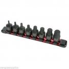 Sunex 8 Piece 3/8" Drive Stubby Triple Square Impact Bit Set SUN3640