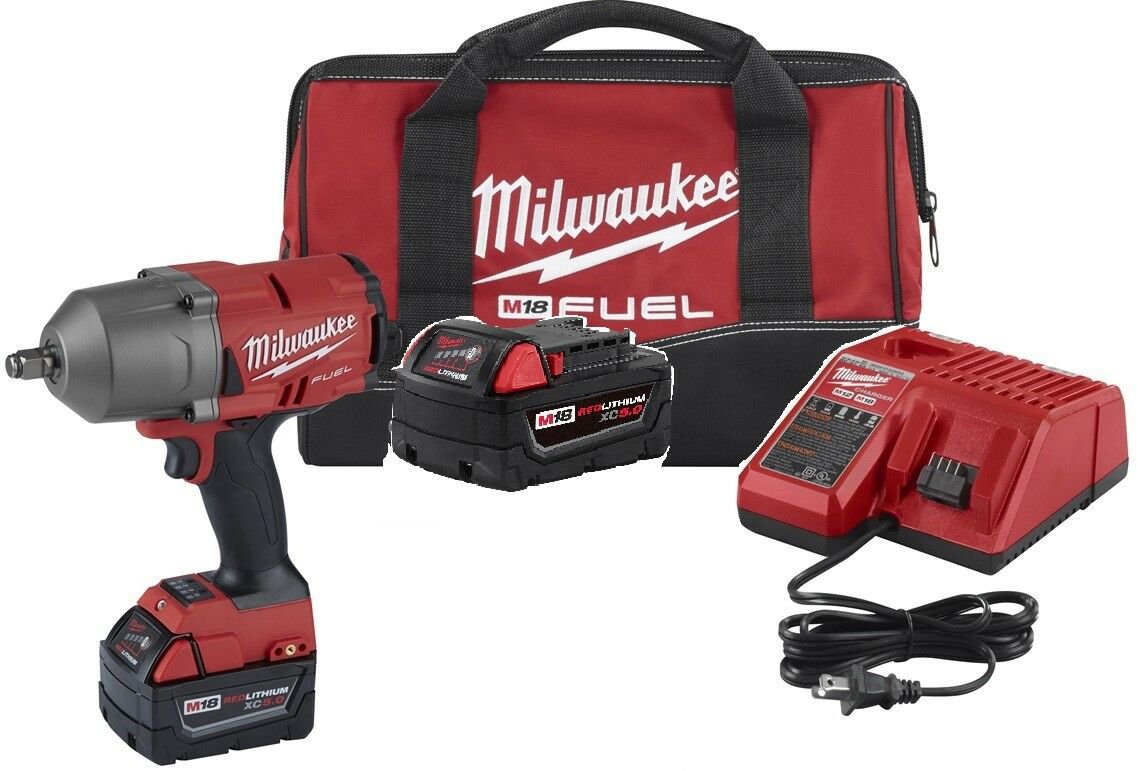 Milwaukee 2767-22 M18 FUEL GEN II 1/2" Drive Impact Gun Kit 1400 FT/LBS