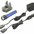 Streamlight Strion C4 LED Rechargeable Flashlight AC DC Anodized Blue Kit