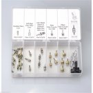 FJC 2680 AC A/C VALVE CORE ASSORTMENT W/ TOOLS NEW!