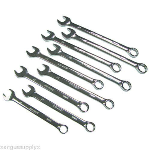 K Tool 41801 Combination Wrench Set 9 Piece 20mm to 28mm