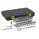 GearWrench 80550xp 57 Piece 3/8" Drive 6 Point Chrome Socket Set SAE & Metric