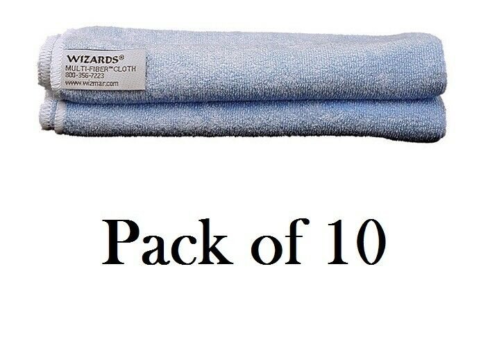 Wizards 11420 Multi Fiber Detail Cloth Detailers Towel - 23" x 16"  Pack of 10