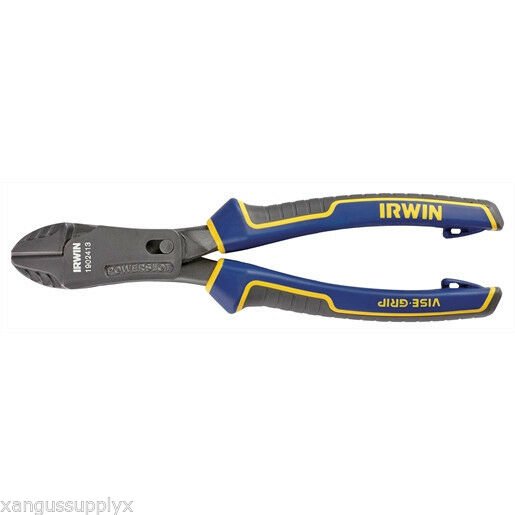 VISE GRIP 1902413  8" Max Leverage Diagonal Cutters Cutting Pliers w/ Powerslot