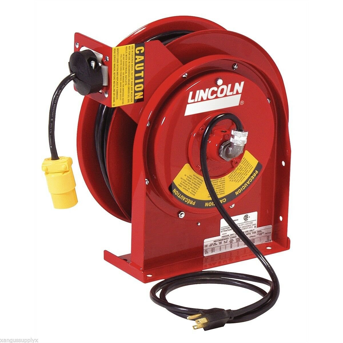 Heavy Duty Automatic Extension Cord Reel with 13 amp Receptacle MADE IN USA