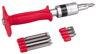 OTC Professional  3/8" Inch Impact Hammer Bit Screw Driver Set