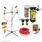 Automotive Waterborne Paint Drying System with Cam Air Filter, Dryers, Gun, more
