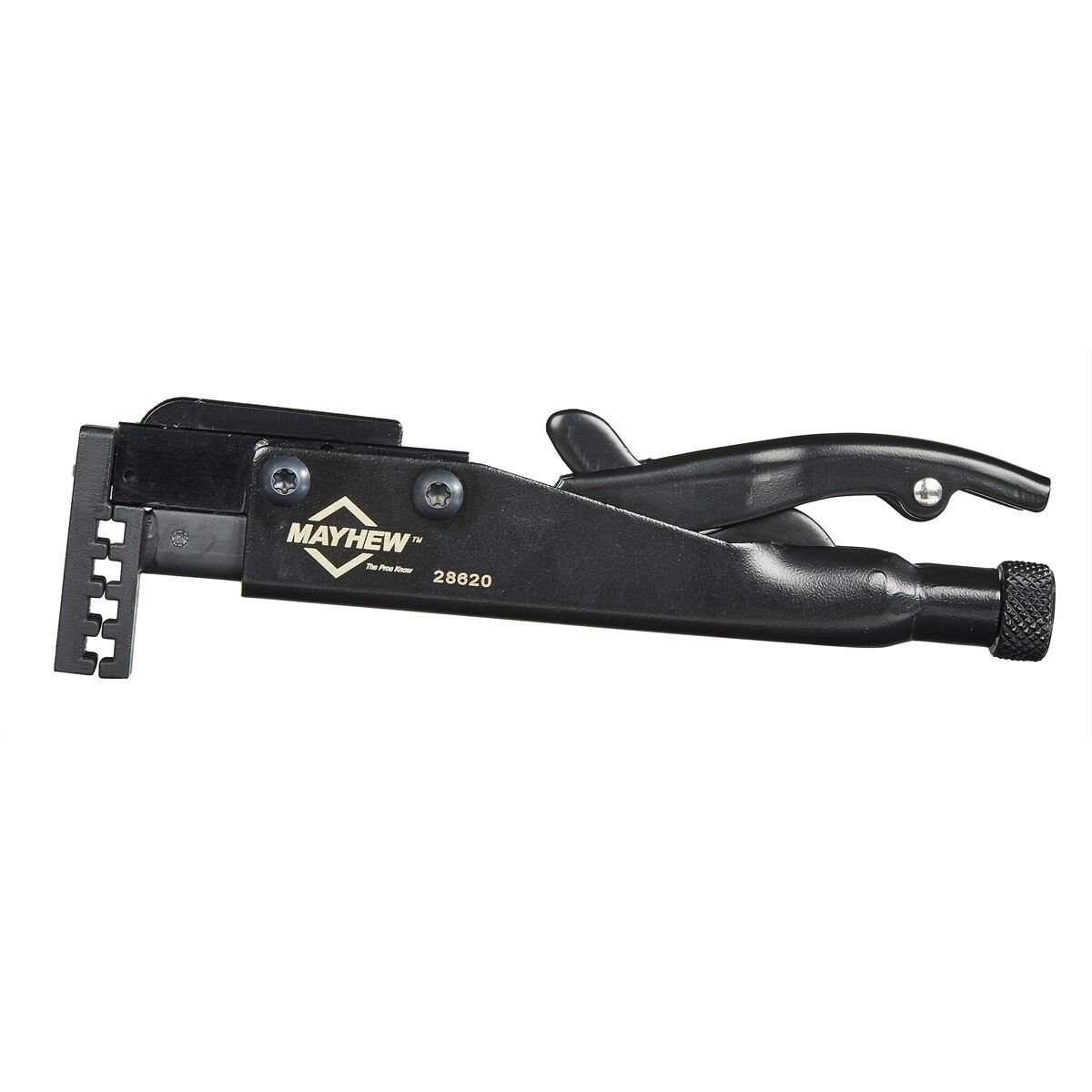 Mayhew 28620 90 Degree Locking Grip Ratcheting Spring Hose Clamp Pliers Tool
