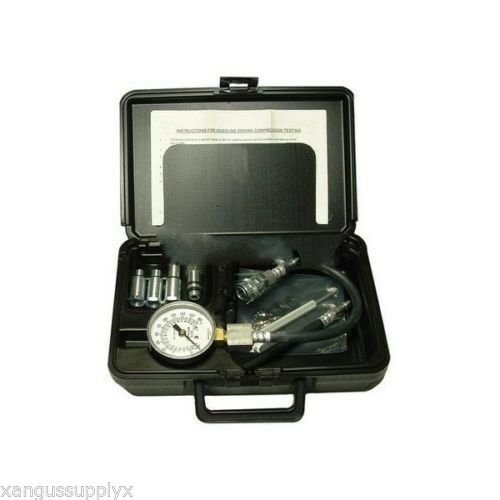 Compression Tester For Gasoline Engines Auto Car Truck Lawnmower Motorcycle