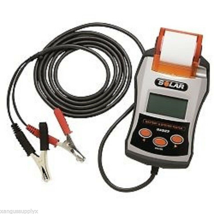 Solar BA327 Digital Battery and System Tester with Printer 6 / 12 / 24 Volt