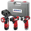 AC Delco Cordless Rechargeable 3/8" Drive Impact Wrench / Drill Light Combo Kit