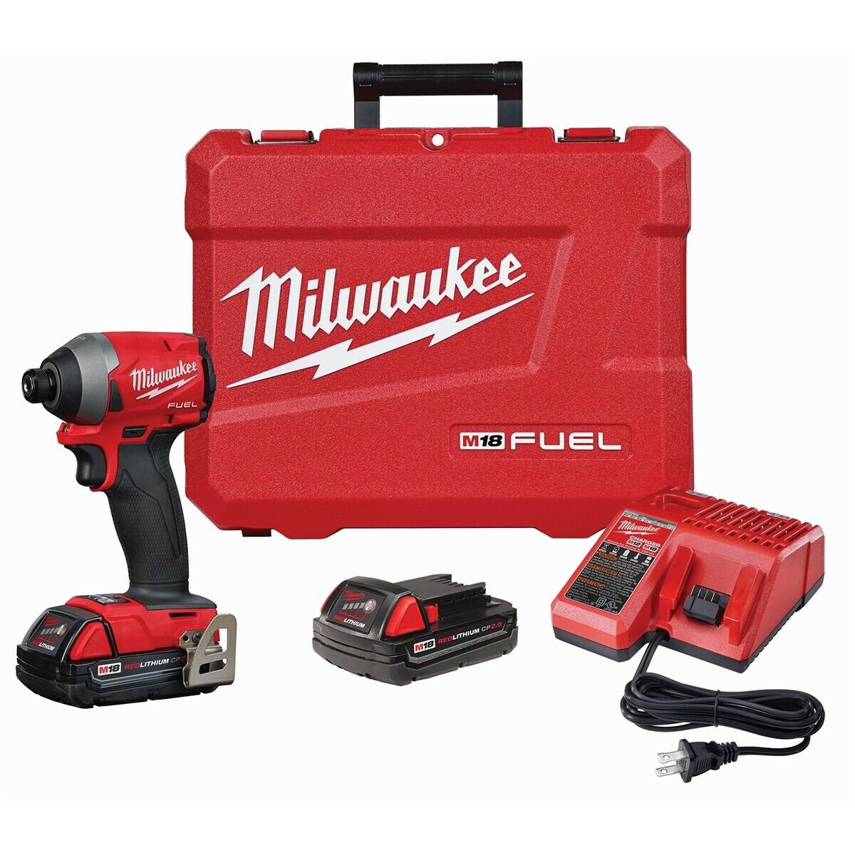 Milwaukee 2853-22ct 18 Volt 1/4" Hex Brushless Impact Driver Kit