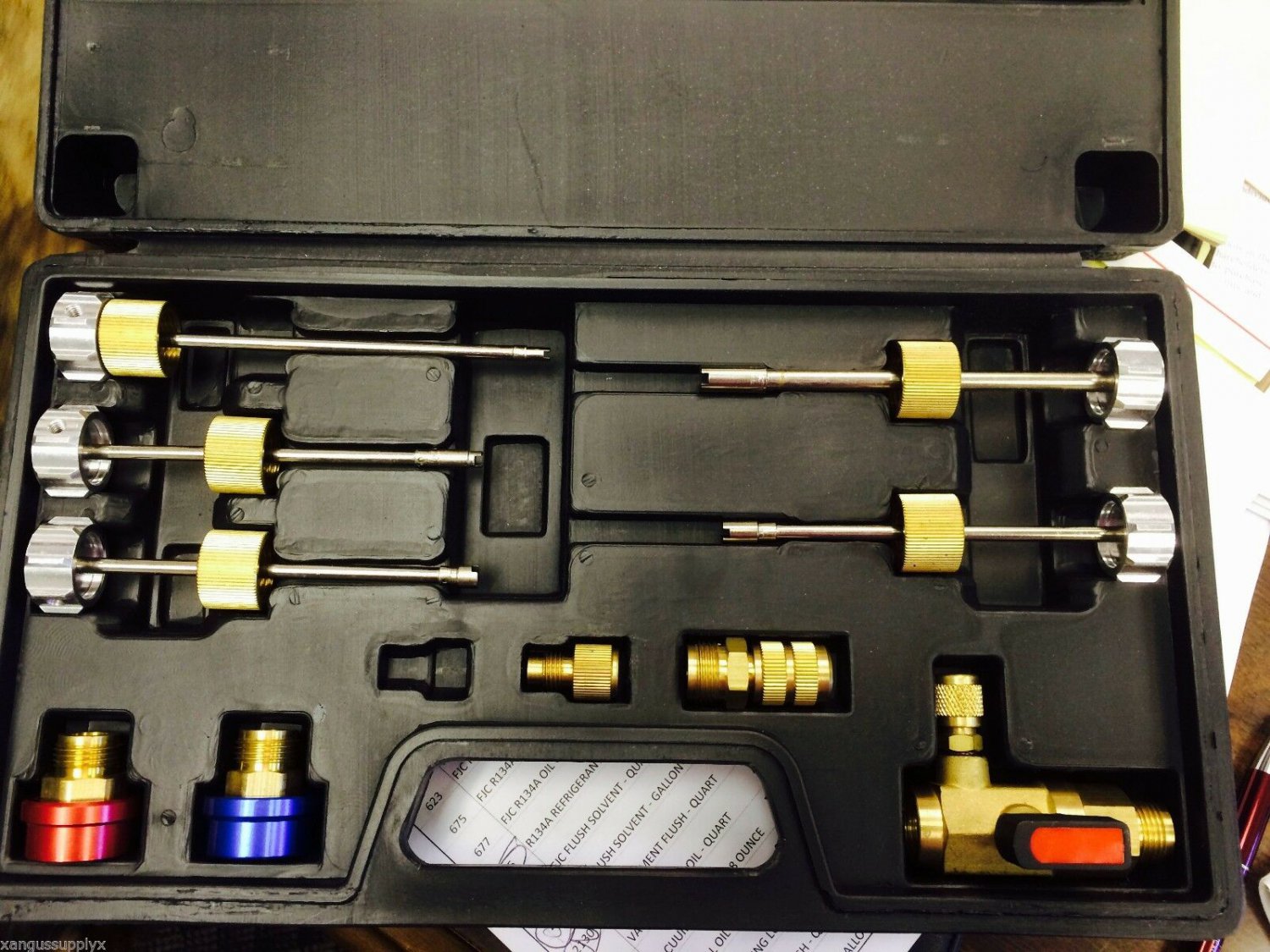 AC A/C  R134 R12 Service Port  Master Valve Core Remover & Installer Tool Kit