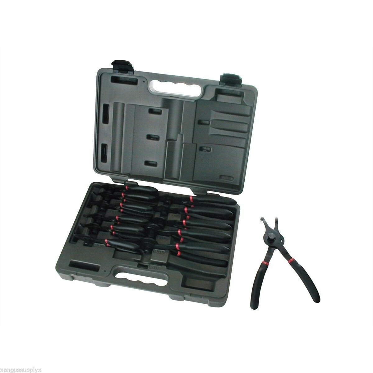 Gear Wrench 3495 12 piece Master Snap Ring Pliers Set External and Internal