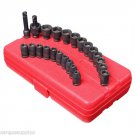 Sunex 1818  1/4" Drive SAE and Metric Master Magnetic Impact Socket Set