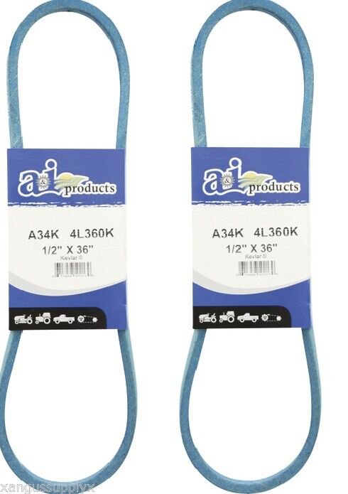 MADE WITH KEVLAR BELT REPLACEMENT FOR ALLIS 1674726 SET OF 2