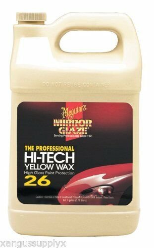 Meguiars Mirror Glaze 26 Professional Hi Tech Yellow Wax 1 Gallon