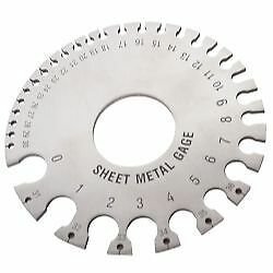 Sheet Metal Gage Thickness Gauge Measuring Tool