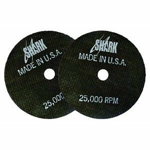 Shark 12704 3" inch X 1/16" X 3/8" Cut Off Wheels 10 Pack Made in the USA