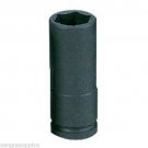 Grey Pneumatic 3/4" Drive Extra Deep Thin Wall Impact Socket 1-1/8" For Wheels