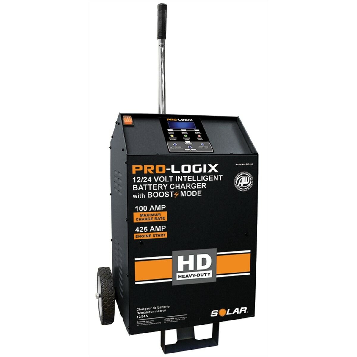 Solar PL5100 12  24 Volt 100/60/40/15/5/425A Fleet Wheel Charger Battery Booster