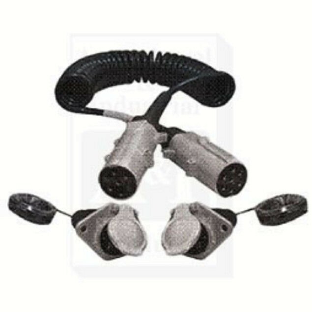 CabCAM Trailer Cable Kit, 7 Pin Coiled TCK523
