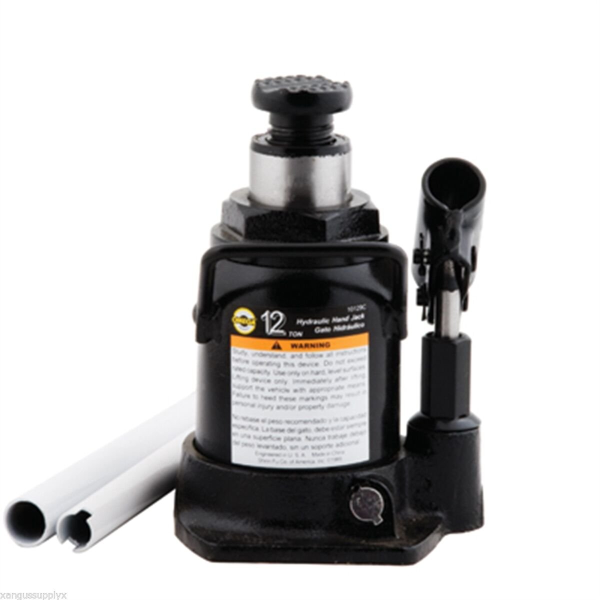 Omega 10129C 12 Ton Short Bottle Jack