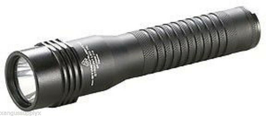 Strion LED HL Rechargeable Flashlight with 120V AC 12V DC 1 holder Fast Charger