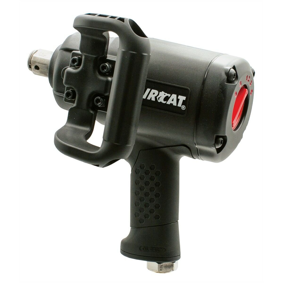 Aircat 1870 1" Drive Low Weight Pistol Grip Impact Gun Wrench 2,100 ft/lbs
