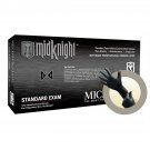 BOX OF 100 BLACK POWDER FREE NITRILE MECHANICS EXAM RUBBER GLOVES MEDIUM