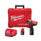 Milwaukee 2453-22  M12 Fuel 12 Volt Brushless Impact Driver Drill Kit