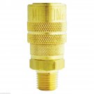 MILTON S716 1/4" NPT MALE SIDE M STYLE AIR LINE HOSE QUICK CONNECT COUPLER