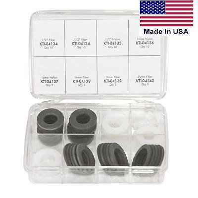 Nylon and Fiber Oil Drain Plug Replacement Gasket Assortment Kit MADE IN THE USA