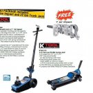 K-Tool 22 Ton Pneumatic Air Hydraulic Professional Axle Jack 9" - 21" Lift