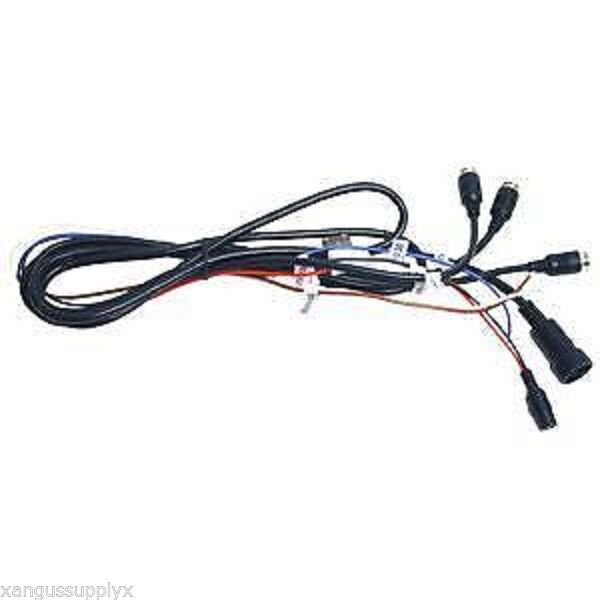 CabCAM HNS13P 13 Pin Wire Harness with Jack for AC/cigarette lighter/DC adapter