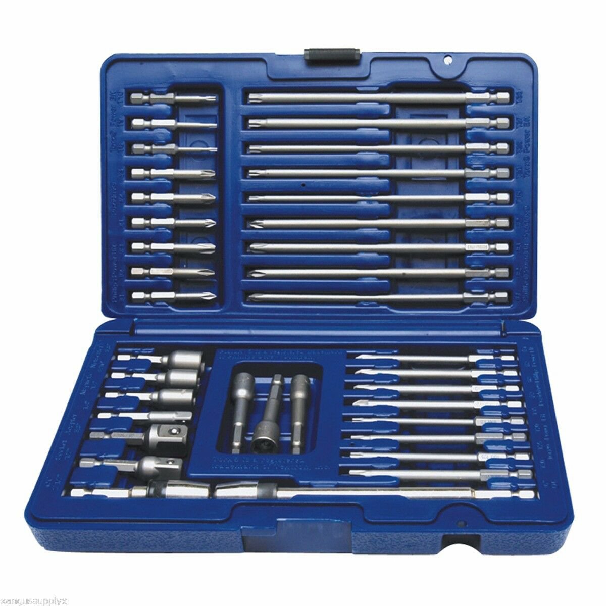 Irwin Hanson Quick Change Drill Driver Bit Set Phillips Torx Magnetic Sockets